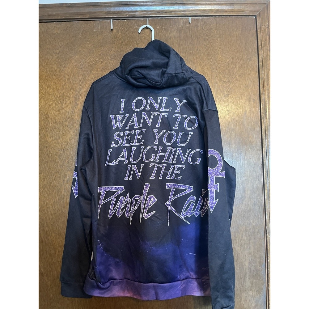 Prince Purple Rain Satin Hoodie - Picture 3 of 4